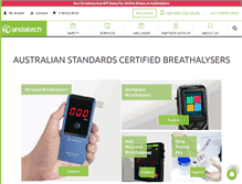 Tablet Screenshot of andatech.com.au
